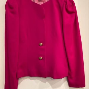 Vintage Fuschia wool jacket